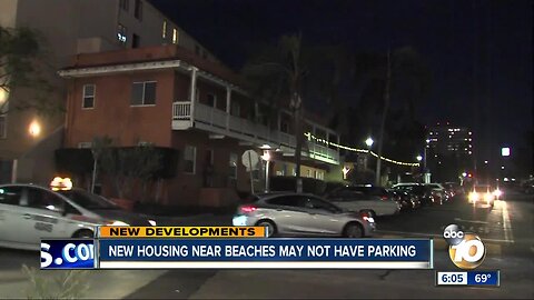 New housing near beaches may not have parking