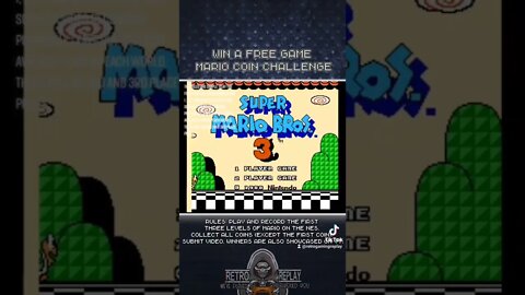 #contest #freegame #mariochallenge #supermariobros #nintendo #NES