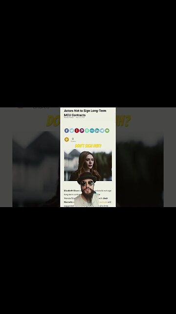 Marvel Actress Says DO NOT Sign Long Term Contracts With Disney! Elizabeth Olsen #marvel #shorts