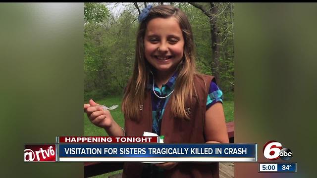 Visitation held for Clinton County sisters killed in crash