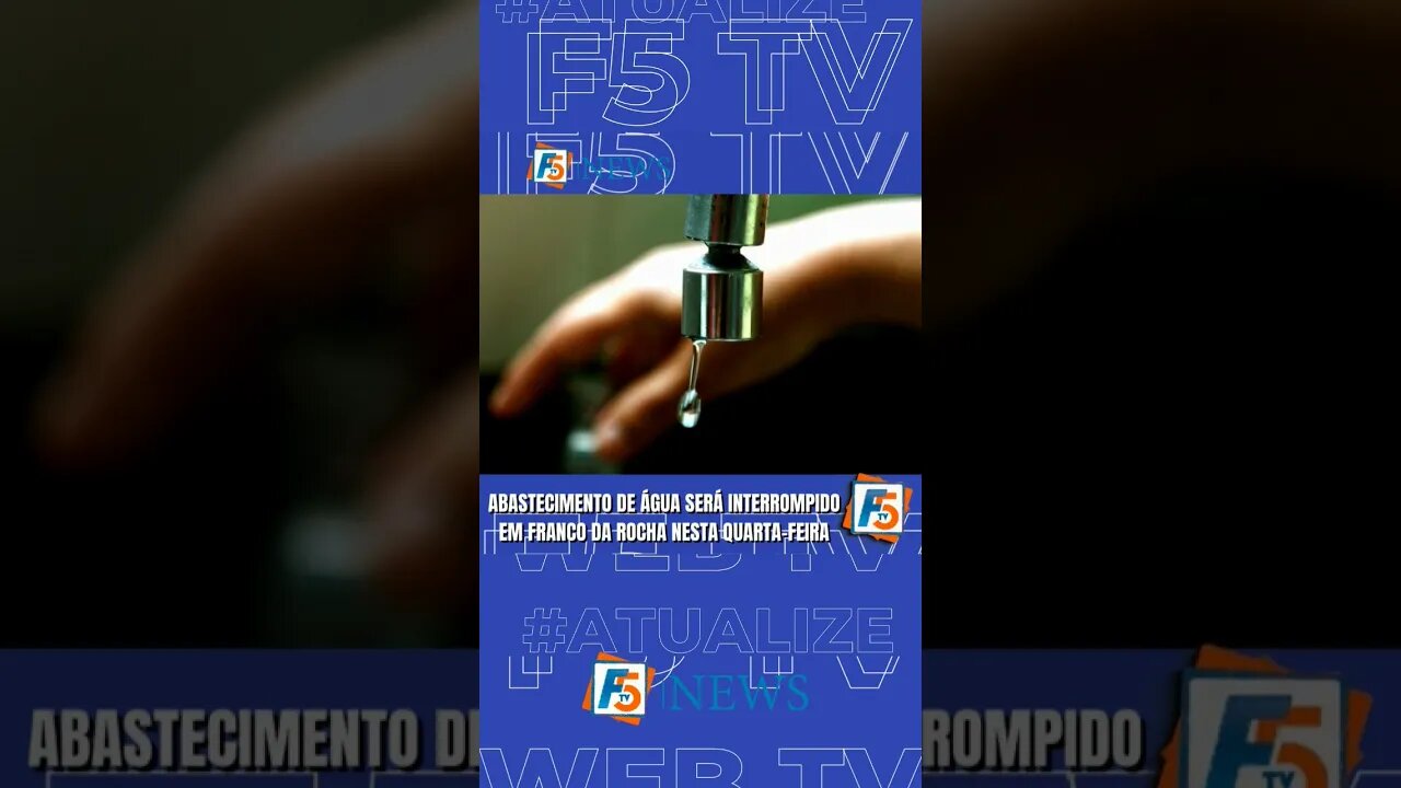 abastecimento interrompido nesta quarta-feira
