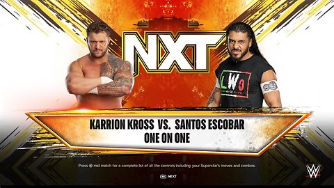 WWE 2k24 Karrion Kross vs Santos Escobar