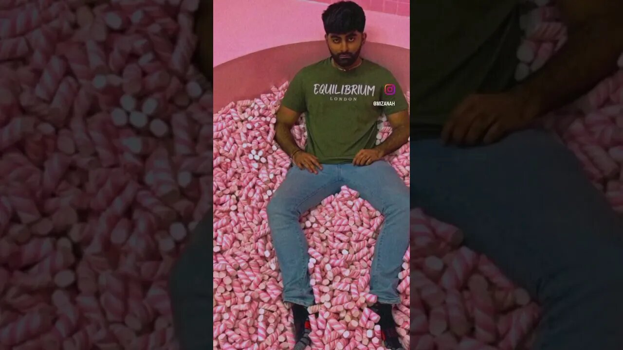 I slept in a pool of candy