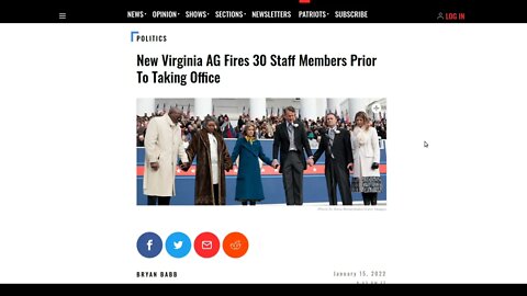 Virginia AG Sacks 30 Former Staff Member in Promising Development for Much Needed Reform