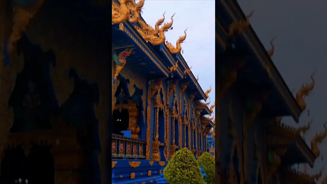 Wat Rong Suea Ten The Blue Temple Chiang Rai วัดร่องเสือเต้น 🇹🇭