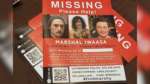 Marshal Iwaasa Missing For Three Years | Monday, November 21, 2022 | Micah Quinn | Bridge City News
