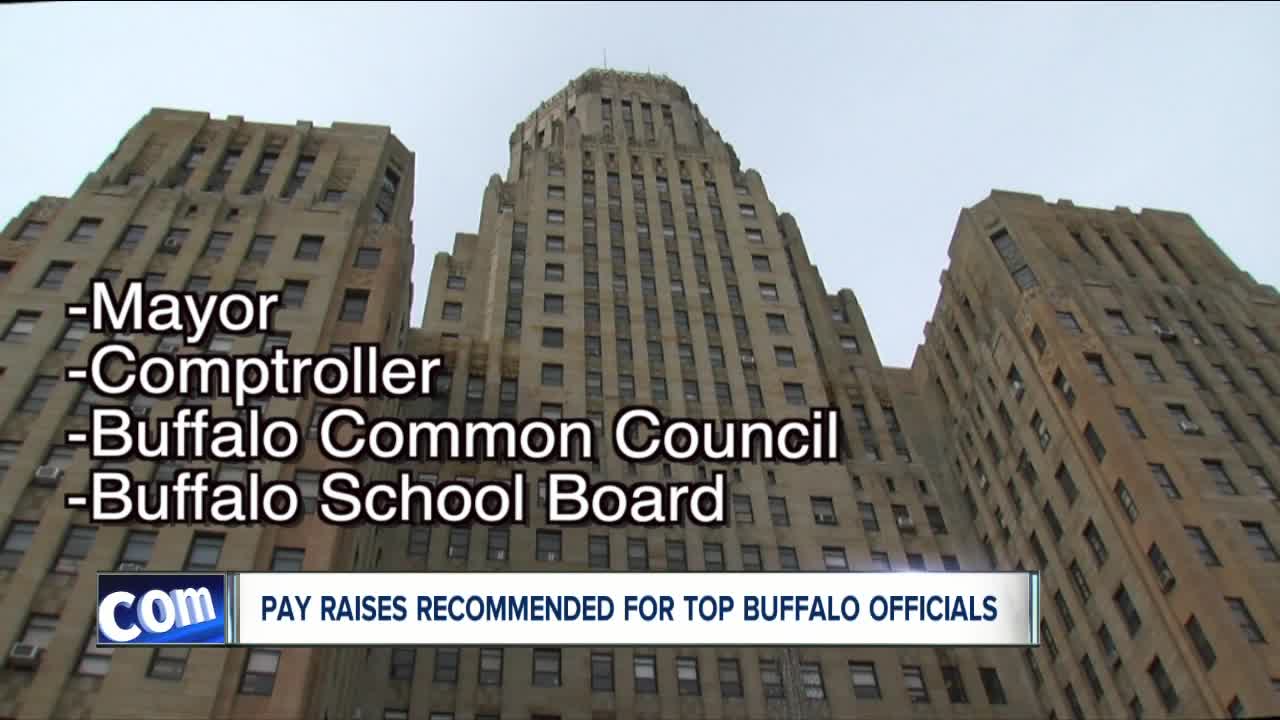 Pay raises recommended for top Buffalo officials