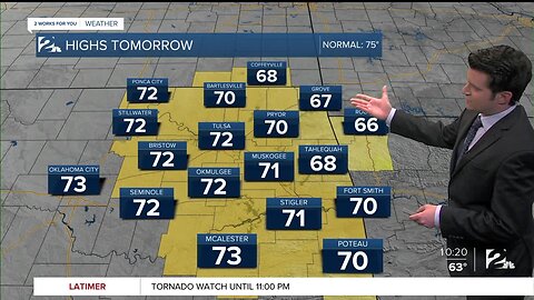Tuesday 10pm Forecast