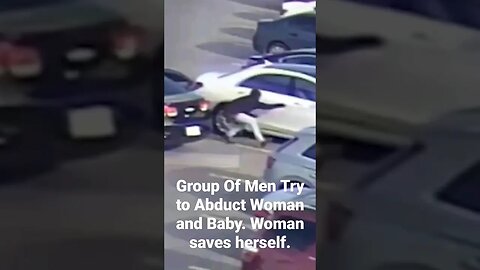 Group Of Men Try to Abduct Woman and Baby. Woman saves herself. See full interview in the comments 👇