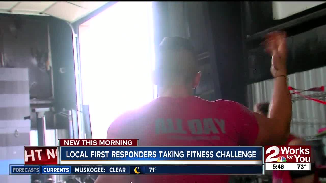 local first responders taking fitness challenge