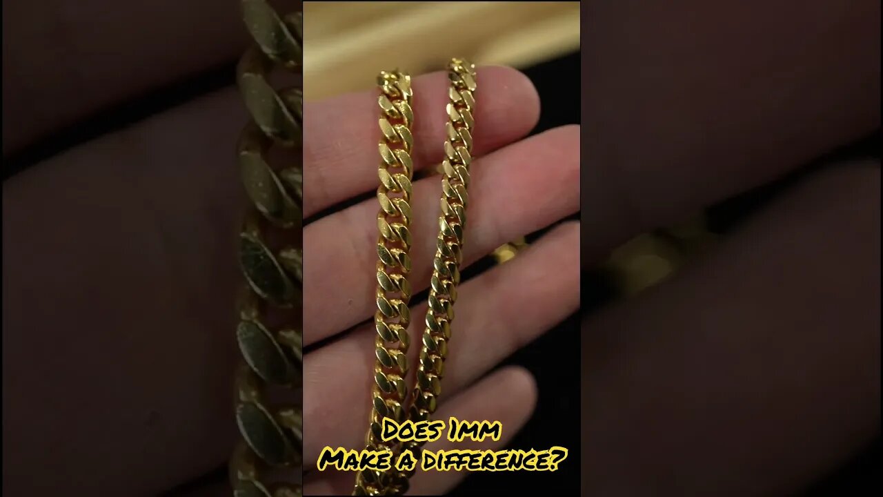 DOES 1MM MAKE A DIFFERENCE WHEN BUYING A CHAIN OR BRACELET?