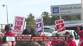 More voting underway as deadline nears for decision on UAW-GM tentative contract