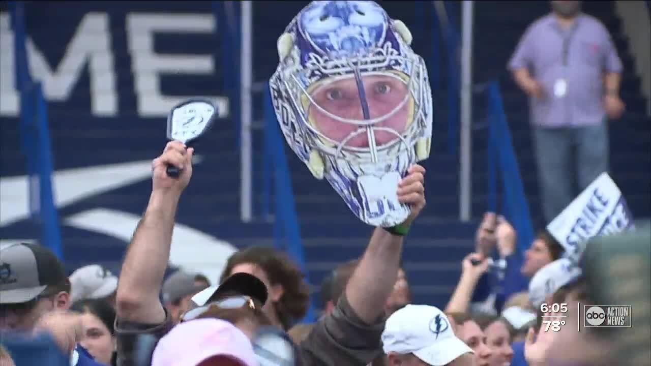 Lightning fans getting ready for Game 2 of Stanley Cup Final