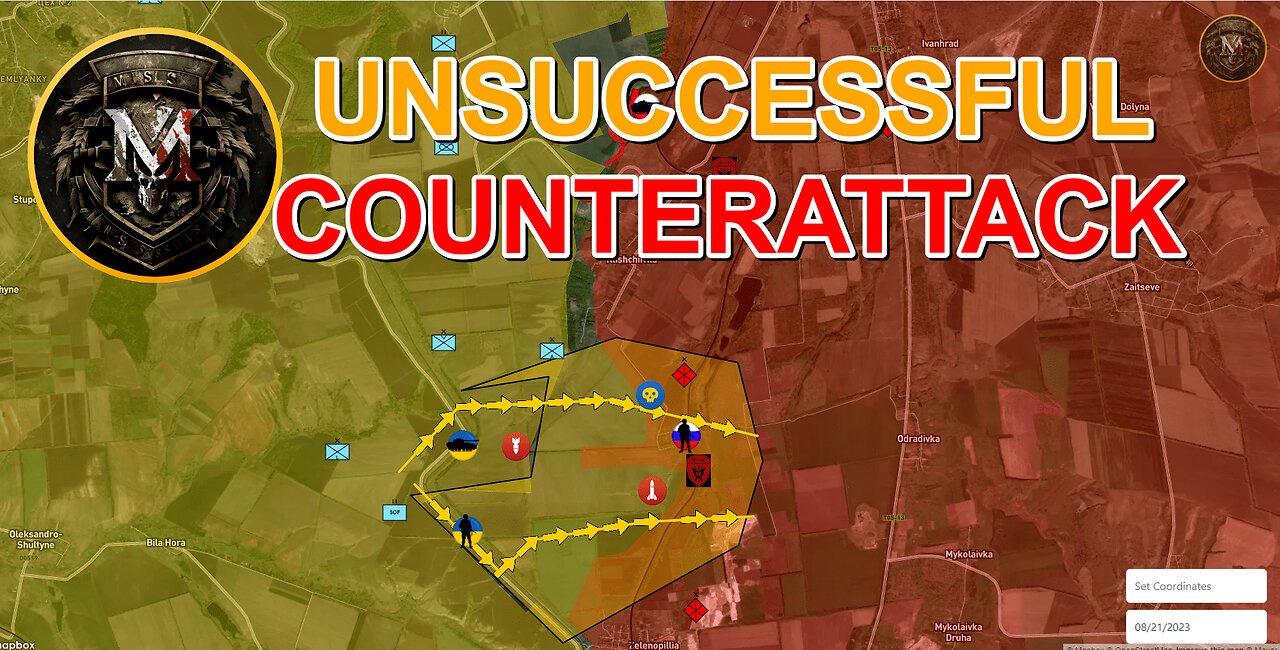 Operational Success In The Donetsk Direction. Failed Counterattack. Military Summary For R2023.08.21