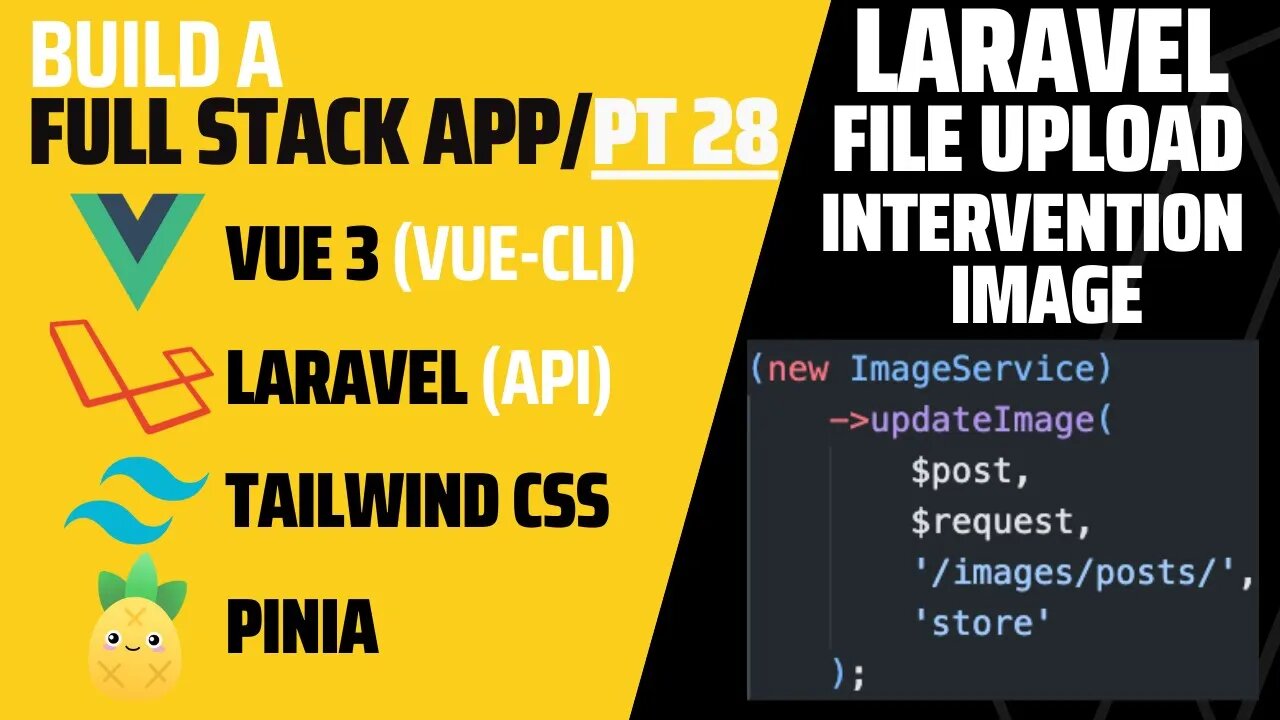 Laravel Intervention Image Tutorial | Laravel file upload | Laravel 9 | Laravel API | Pt 28