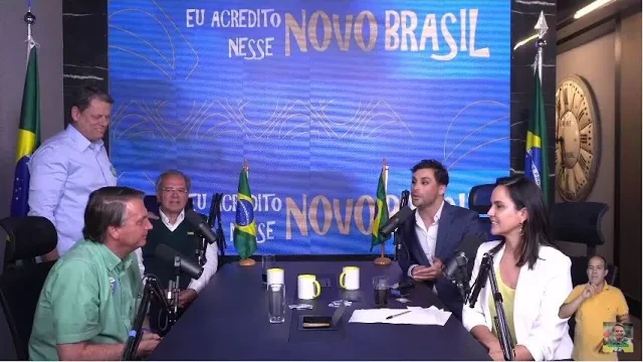 Live de Bolsonaro | Debate entre Eduardo Bolsonaro e Monark