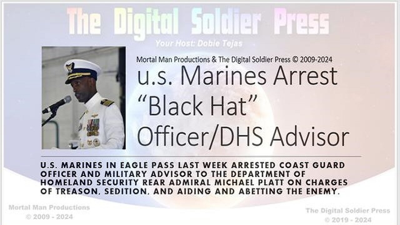 u.s. Marines Arrest a Black Hat Officer and DHS Advisor