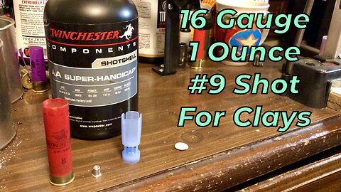 16 Gauge 1 Ounce #9 Shot For Clays