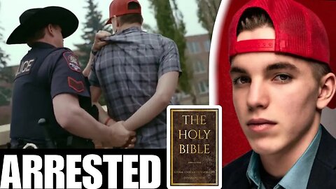 17 year old ARRESTED for handing out BIBLES at a protest