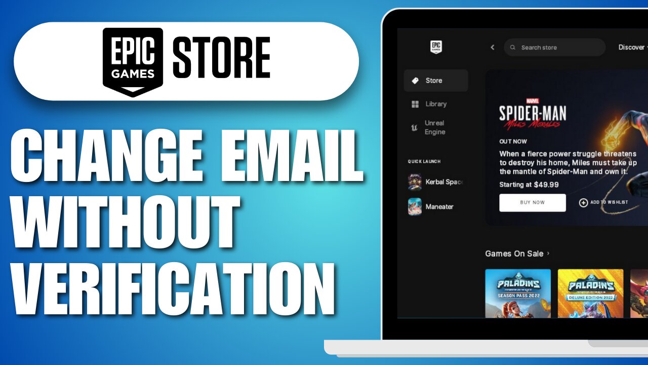 How To Change Epic Games Email Without Verification