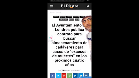 Londres busca almacenamientos por excesos de muertes.