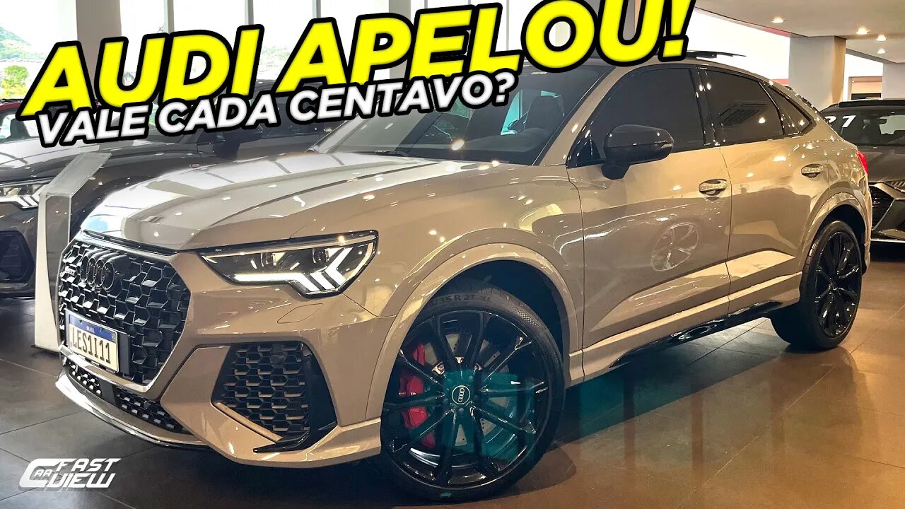 NOVO AUDI RSQ3 SPORTBACK 2023 SUV COM LENDÁRIO MOTOR 5 CILINDROS DE 400 CV ANDA + QUE PORSCHE!