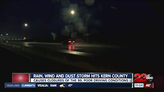 CHP warns drivers of rain causing safety, visibility issues here in Kern County