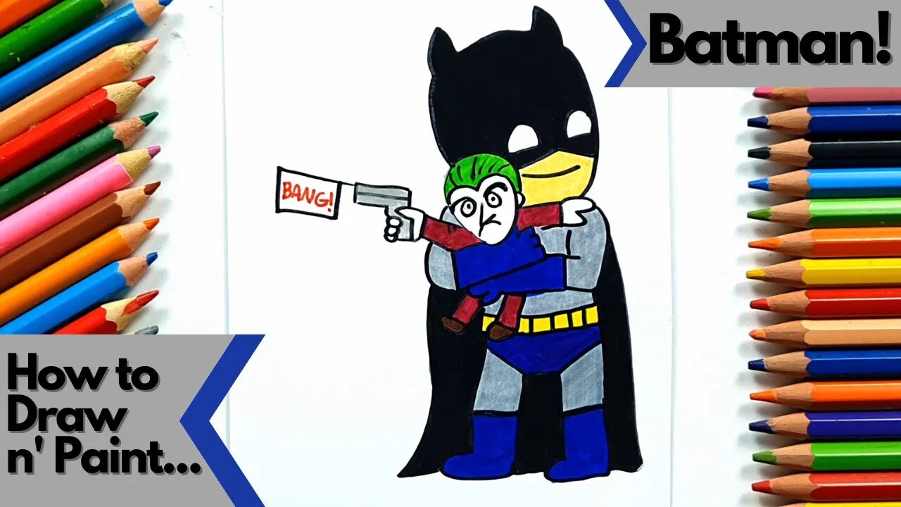 How to Draw and Paint a Cute Batman