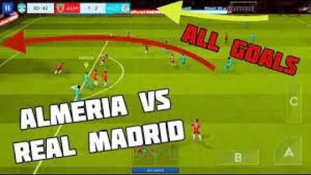 Almeria vs Real Madrid | BEST | Gameplay | DLS 23