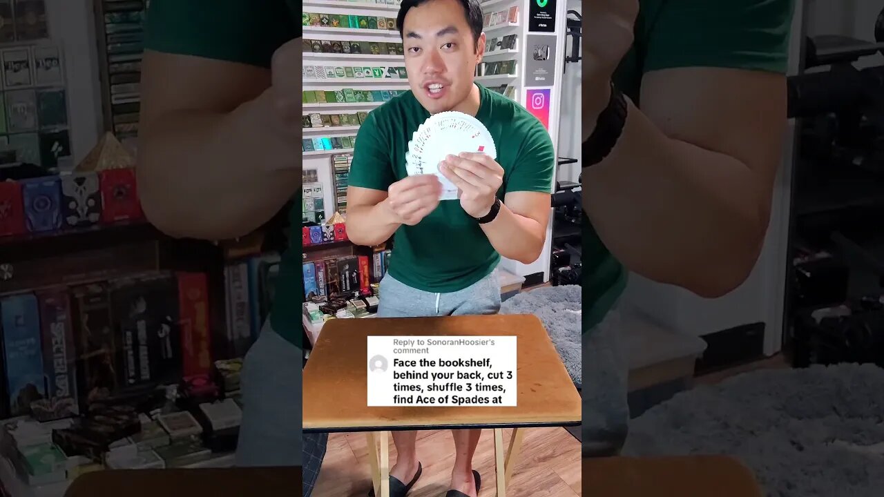 MAGIC CHALLENGE! Behind the back???