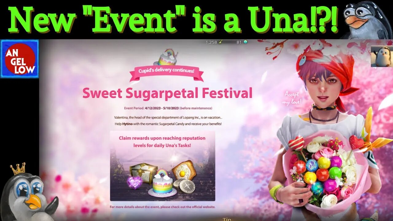 New Sugarpetal "Event" is a Una Quest! Limited Time Una/Event to Unlock all the Rewards!