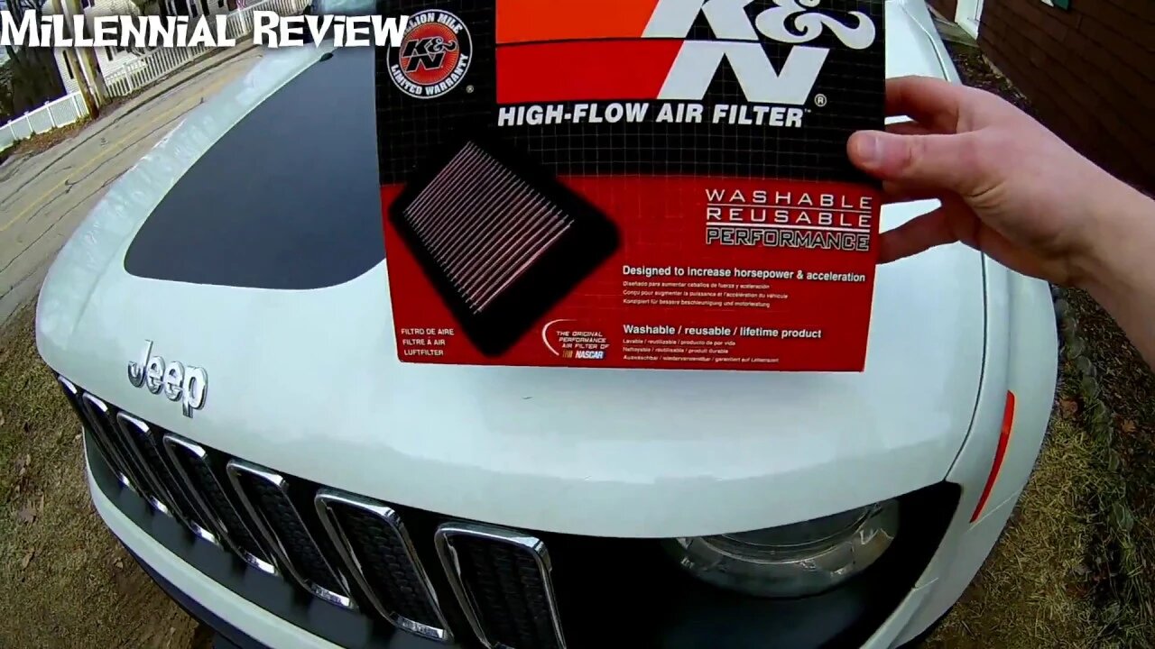 K&N Air Filter Review # 33-5034 for Jeep Renegade, and Fiat 500x, 500L, 500 Abarth