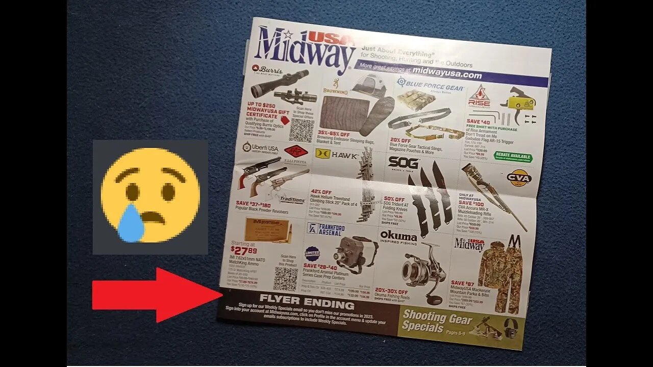 CATALOG REVIEW : MidwayUSA FINAL Flyer (arrived October 2022)