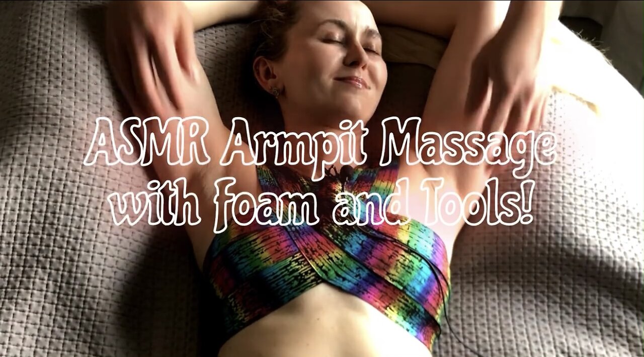 ASMR Armpit Tickle Massage with Tools!