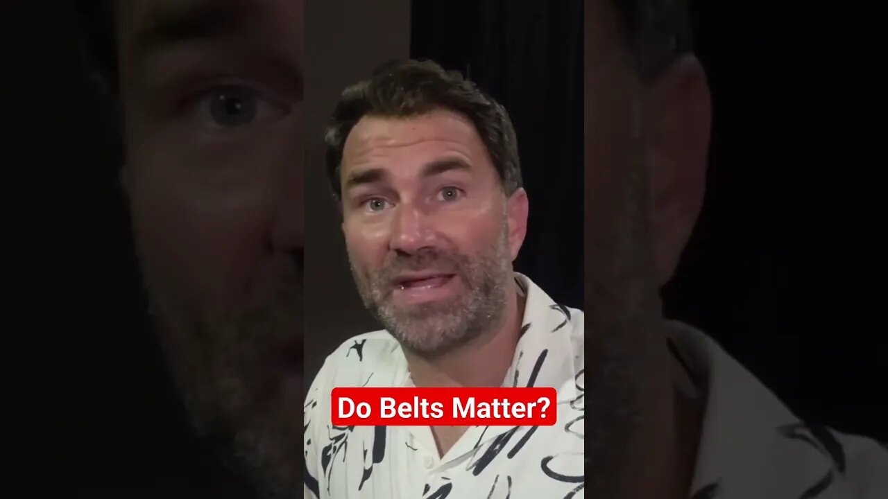Eddie Hearn Questions if Belts Matter for Beterbiev vs. Bivol #boxing #matchroomboxing