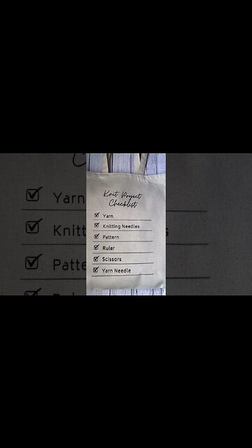 I’ve got merch! Sneak peek of a new tote. #knitting #knitmerch #knitproject