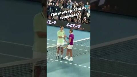 Rafael Nadal The Most Epic Final Comeback #shorts