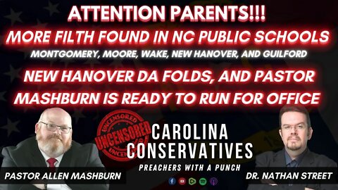 WARNING: EXPLICIT LANGUAGE AND IMAGES! | More Filth Found, a DA folds & Pastor Mashburn is Ready!