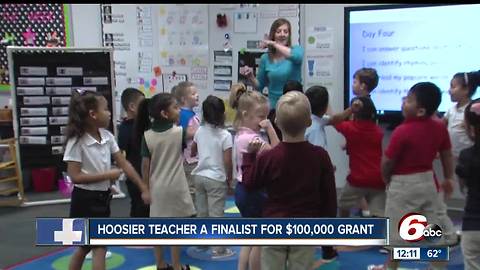 Hoosier teacher finalist for $100,000 grant