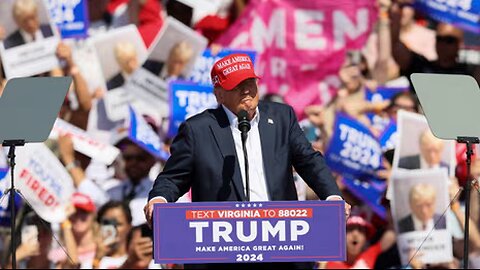 Watching the Trump rally preparing for Pennsylvania