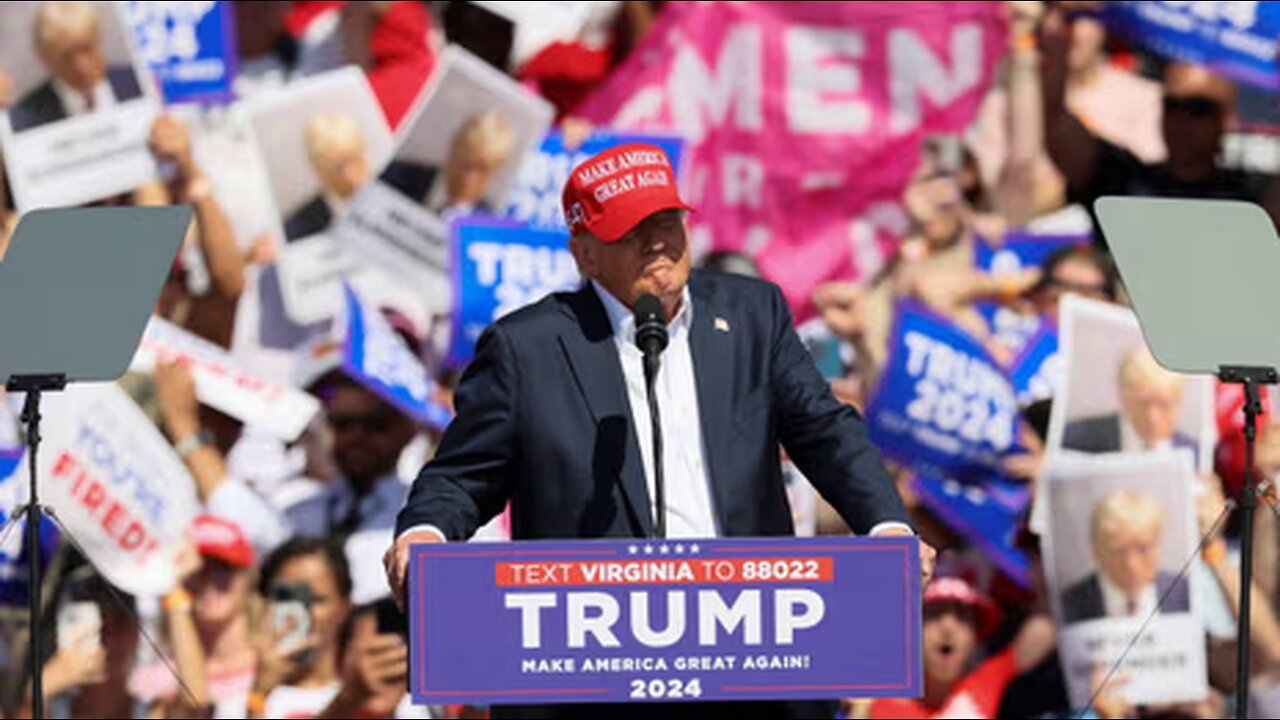 Watching the Trump rally preparing for Pennsylvania