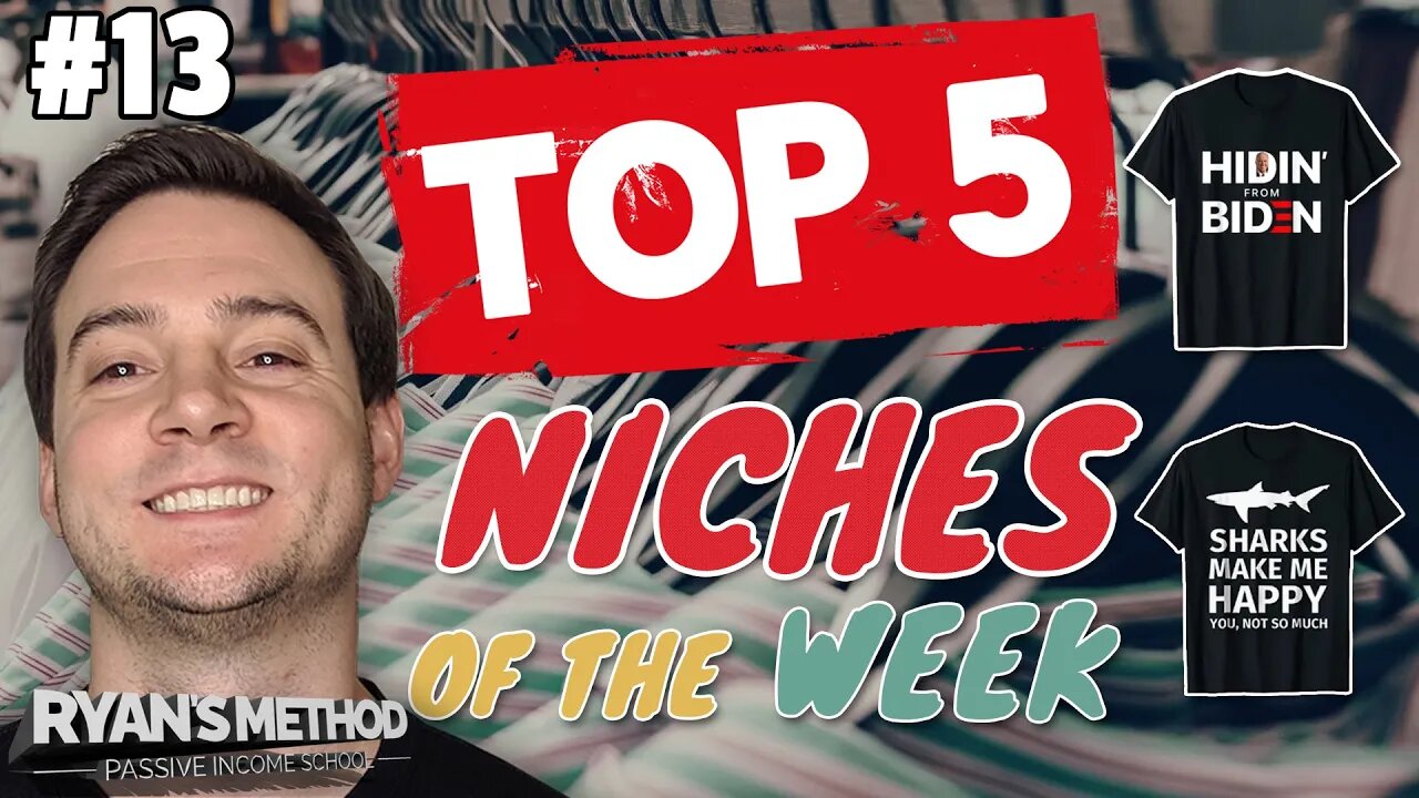 TOP 5 NICHES 🔥 Print on Demand Niche Research #13 — (8/9/2020)