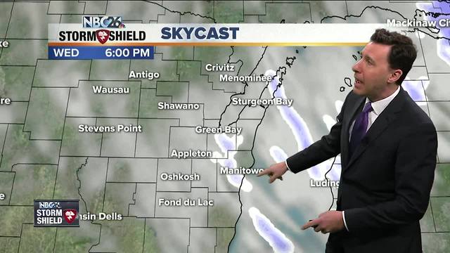 Michael Fish's NBC26 Storm Shield weather forecast