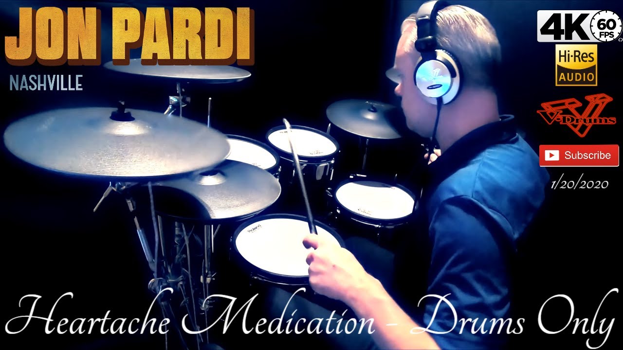 Jon Pardi - Heartache Medication - Drums Only