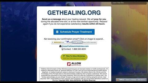 Receive Healing Prayer - GetHealing.Org [No Payment Required].