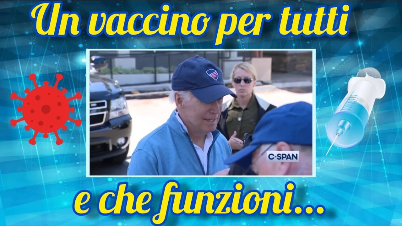 Biden : "Nuovi fondi per un nuovo vaccino!"