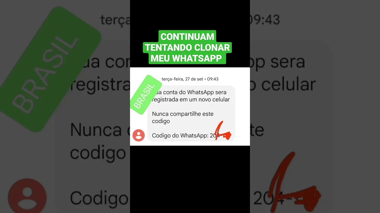 CONTINUAM TENTANDO CLONAR MEU WHATSAPP