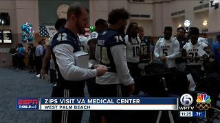 Akron Visits VA Medical Center