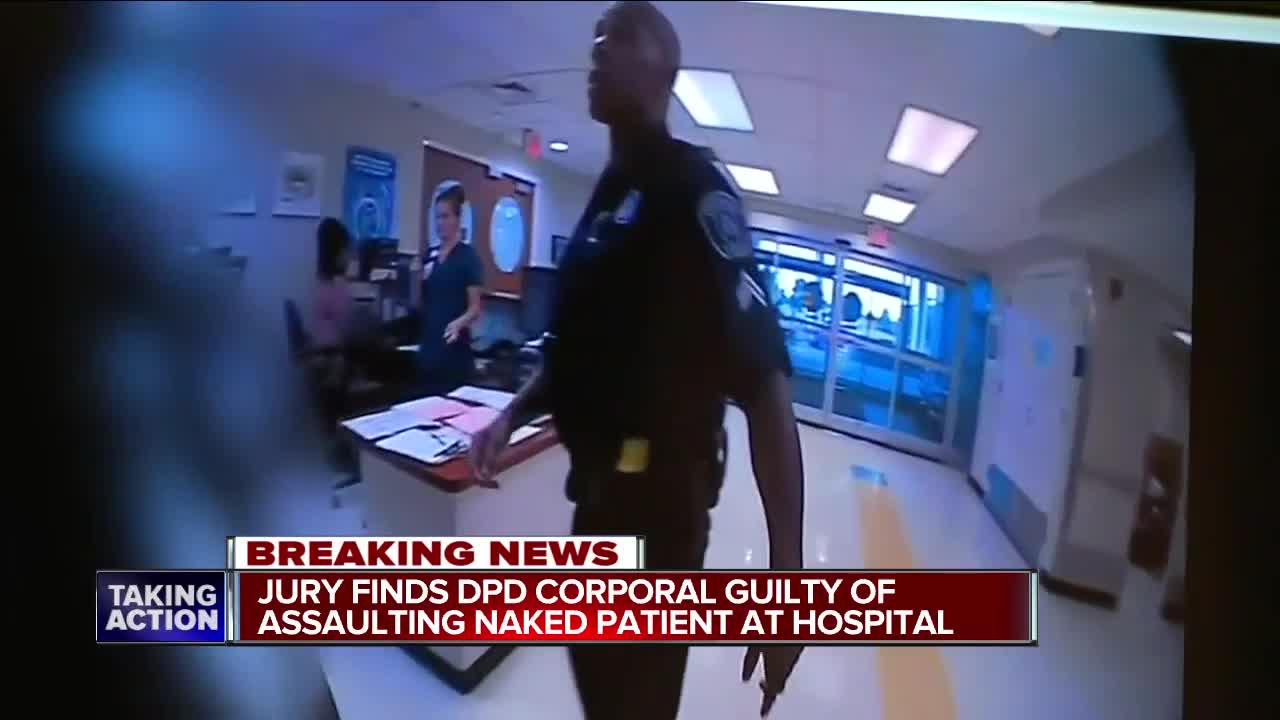 Jury finds DPD corporal guilty of assaulting naked mental health patient at hospital