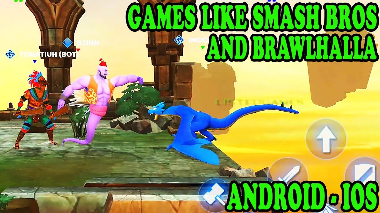 8 Games Like Super Smash Bros & Brawlhalla on Mobile | Android iOS